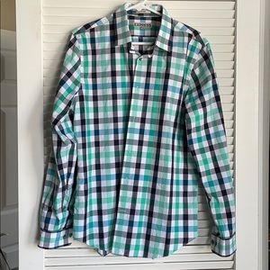 Express fitted medium dress shirt